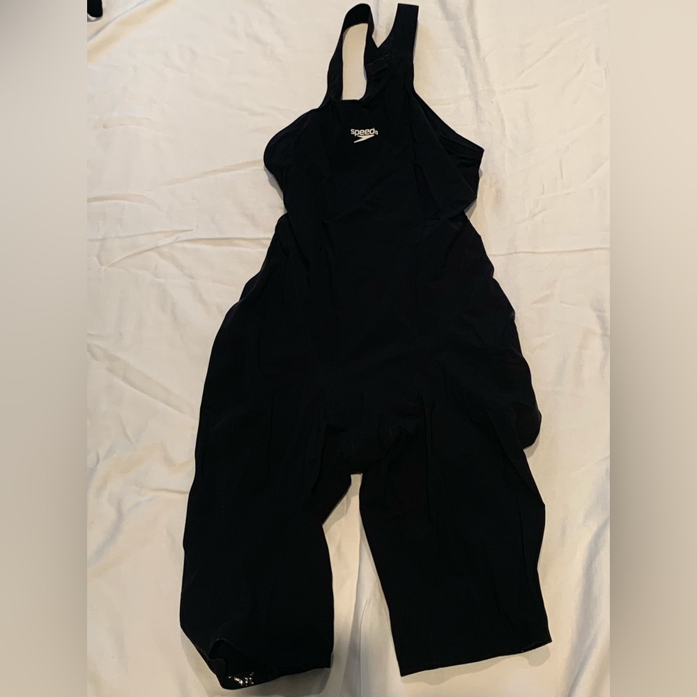 Speedo Fastskin LZR Pure Valor Kneeskin Tech Suit size 25 Open Back